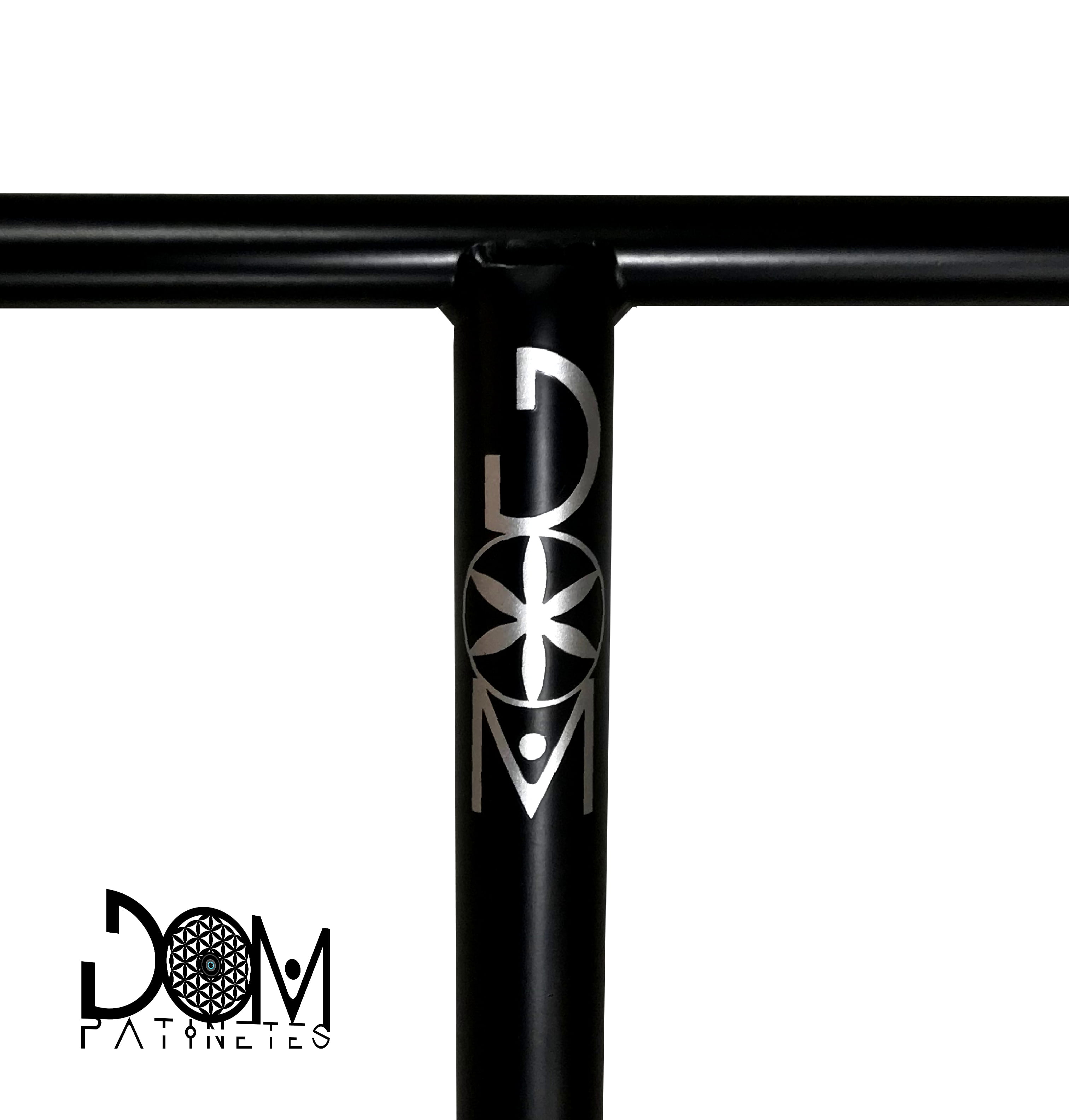 DOM T-bar (Chromoly) Chamaleon Preto Fosco